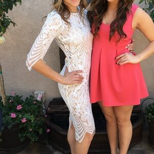 Gorgeous Lace Overlay Dress